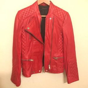 Zara lamb skin jacket